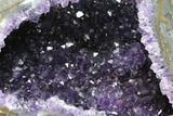 Amethyst Jewelry Box Geode On Stand - Gorgeous #78007-4